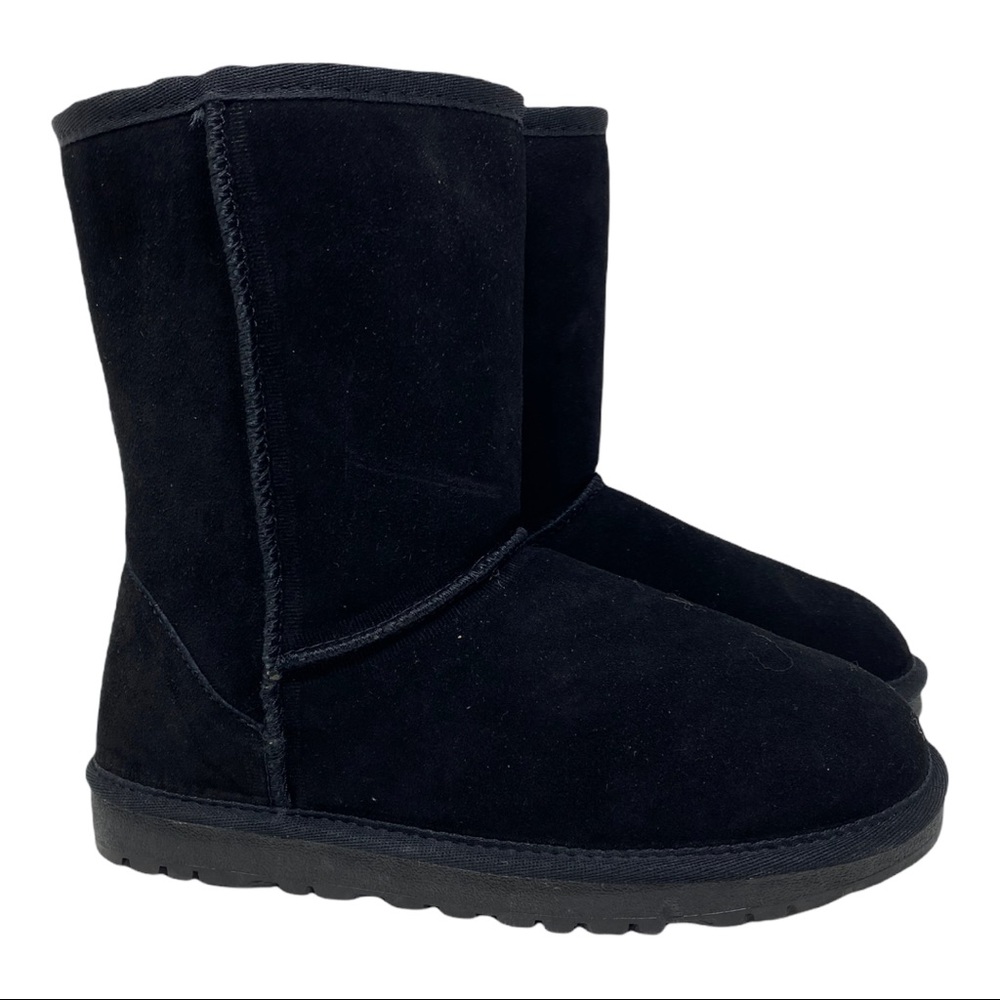 Luxe Home Women’s Fleece Lined Winter Boots Black Size 10.